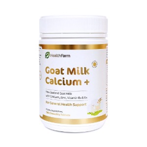 [품절]헬스팜 뉴질랜드 산양유 칼슘 300정 씹어먹는 츄어블 아연 엽산 비타민D